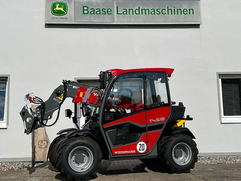 Weidemann T4512 EURO-Aufnahme + Breitreifen - Stivuitor telescopic: Foto 1 Weidemann T4512 EURO-Aufnahme + Breitreifen - Stivuitor telescopic: Foto 1