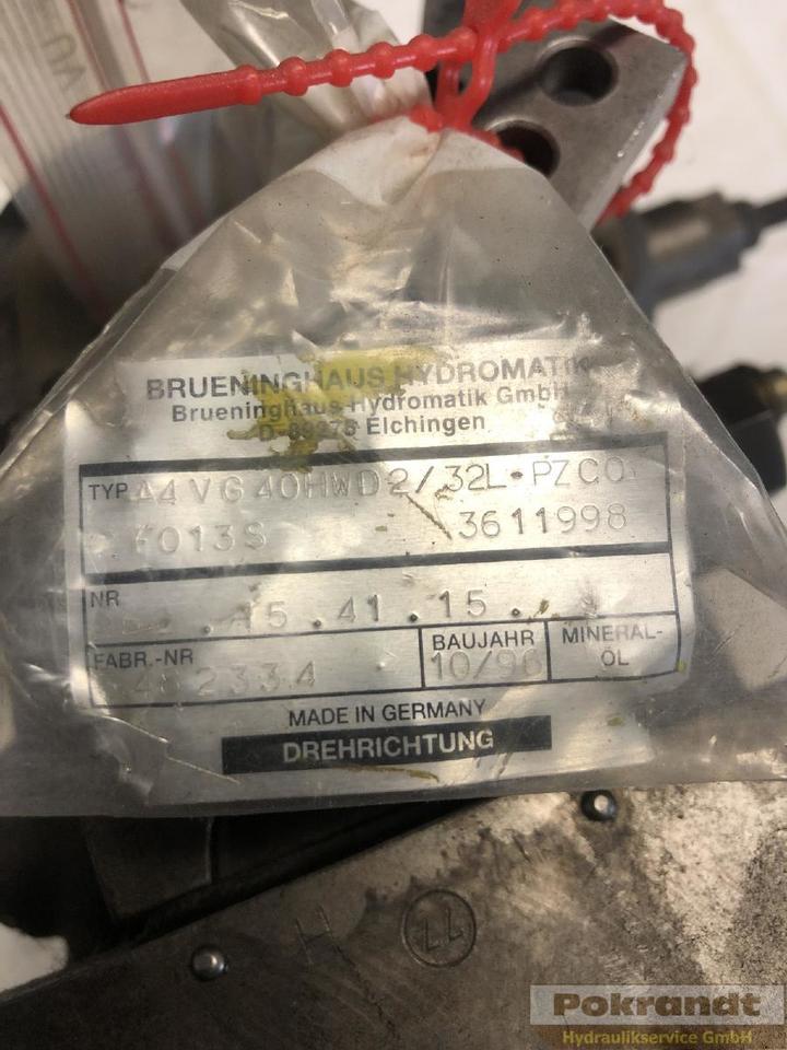 Rexroth Bosch A4VG40HWD2 32L PZC02F013S - Pompa hidraulica: Foto 2 Rexroth Bosch A4VG40HWD2 32L PZC02F013S - Pompa hidraulica: Foto 2