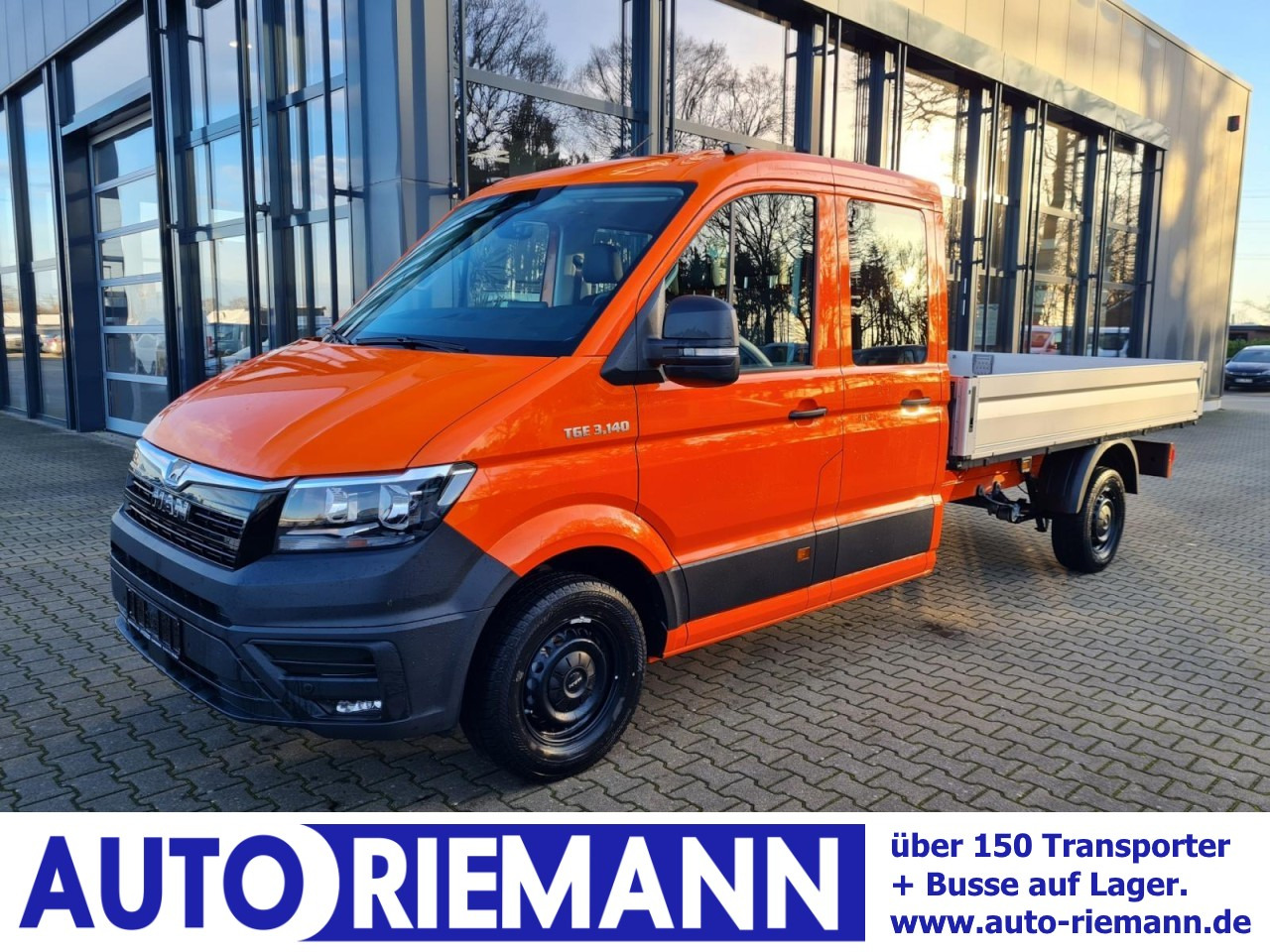 Man TGE 3.140 Doka LR L4 AHK KLIMA TEMPOMAT - Autoutilitară cu platformă, Autoutilitară cabină dublă: Foto 1 Man TGE 3.140 Doka LR L4 AHK KLIMA TEMPOMAT - Autoutilitară cu platformă, Autoutilitară cabină dublă: Foto 1