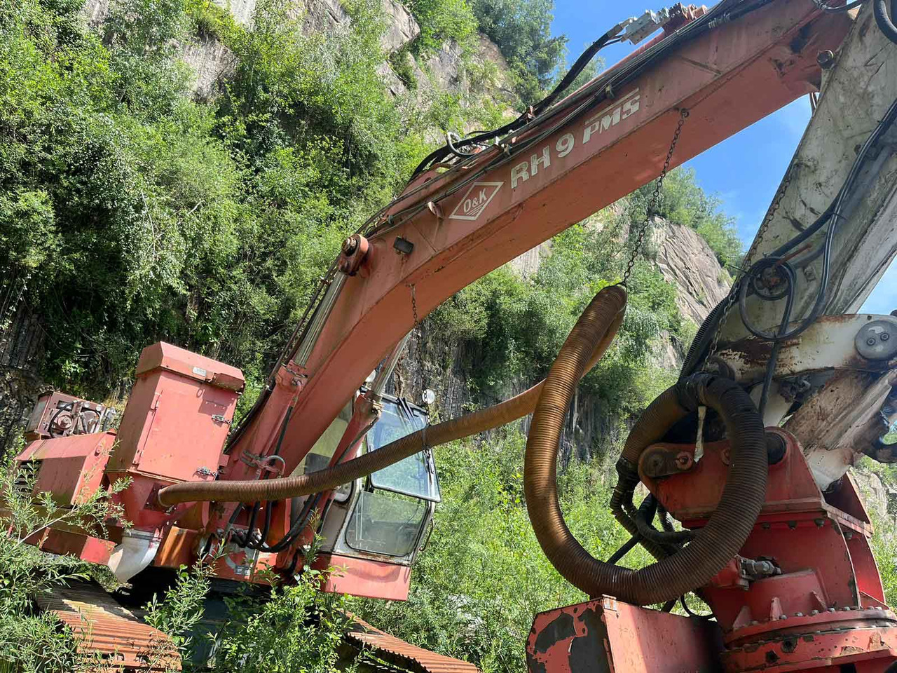 O&K RH9 PMS mit Wimmer blast hole drilling rig / Sprengloch-Bohrgerät - Maşină de foraj: Foto 2 O&K RH9 PMS mit Wimmer blast hole drilling rig / Sprengloch-Bohrgerät - Maşină de foraj: Foto 2