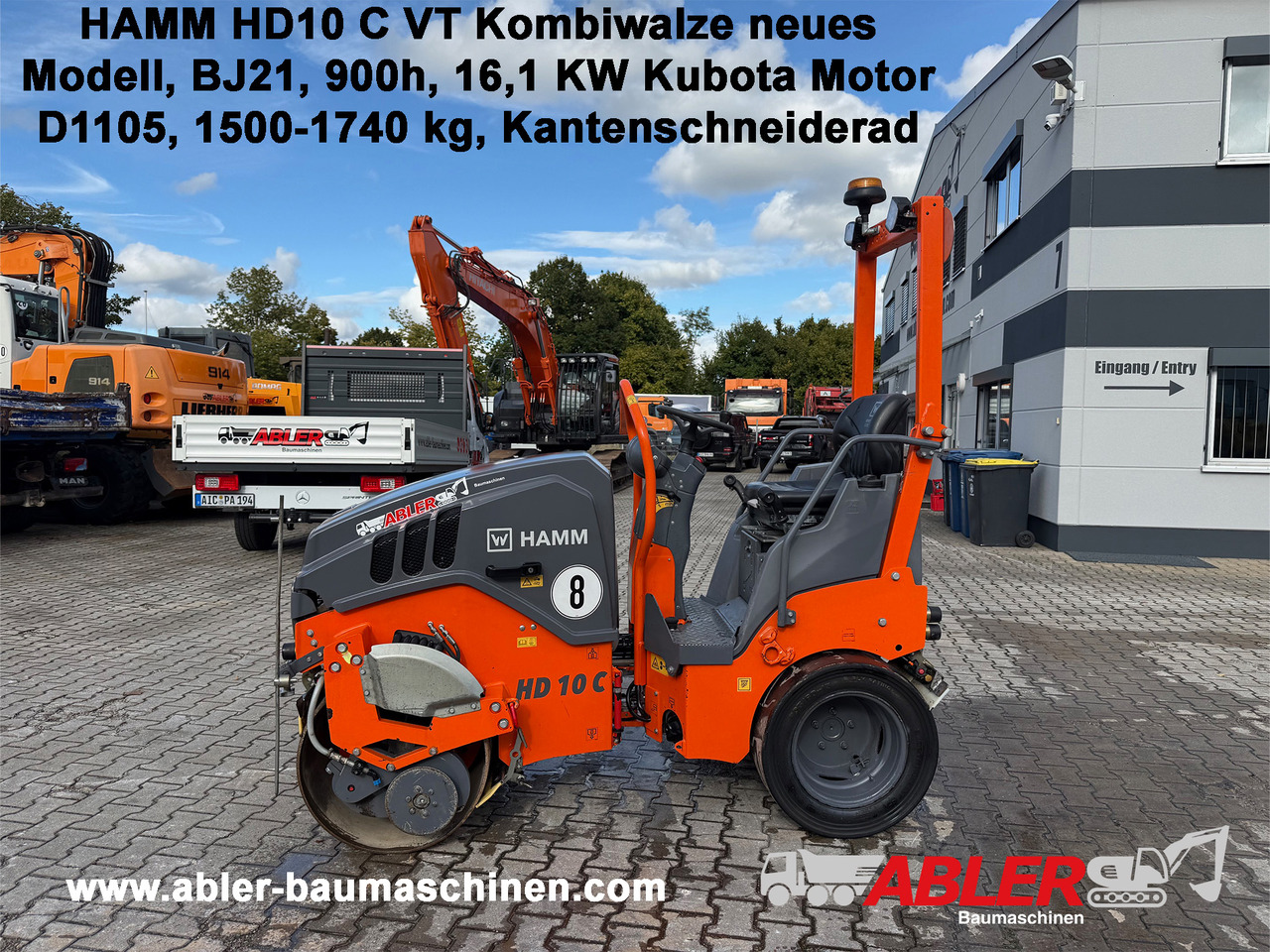 Hamm HD10 C VT Kombiwalze neues Modell 900h! - Cilindru compactor mixt: Foto 1 Hamm HD10 C VT Kombiwalze neues Modell 900h! - Cilindru compactor mixt: Foto 1