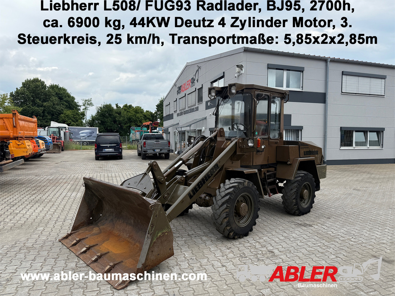 Liebherr L508 / FUG93 Radlader - Încărcător frontal pe pneuri: Foto 1 Liebherr L508 / FUG93 Radlader - Încărcător frontal pe pneuri: Foto 1