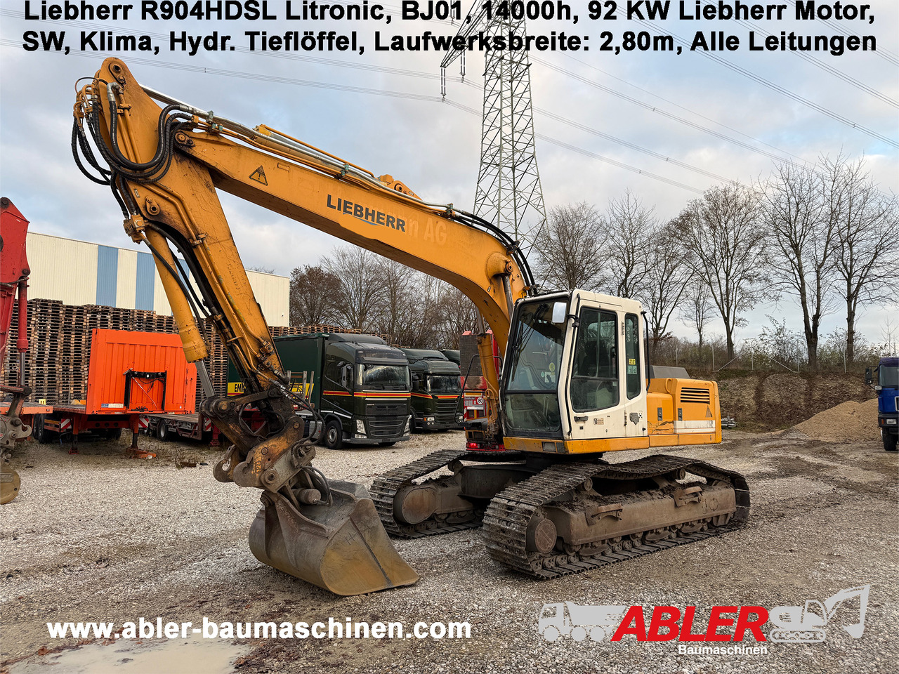 Liebherr R904 Kettenbagger Klima SW - Excavator pe şenile: Foto 1 Liebherr R904 Kettenbagger Klima SW - Excavator pe şenile: Foto 1