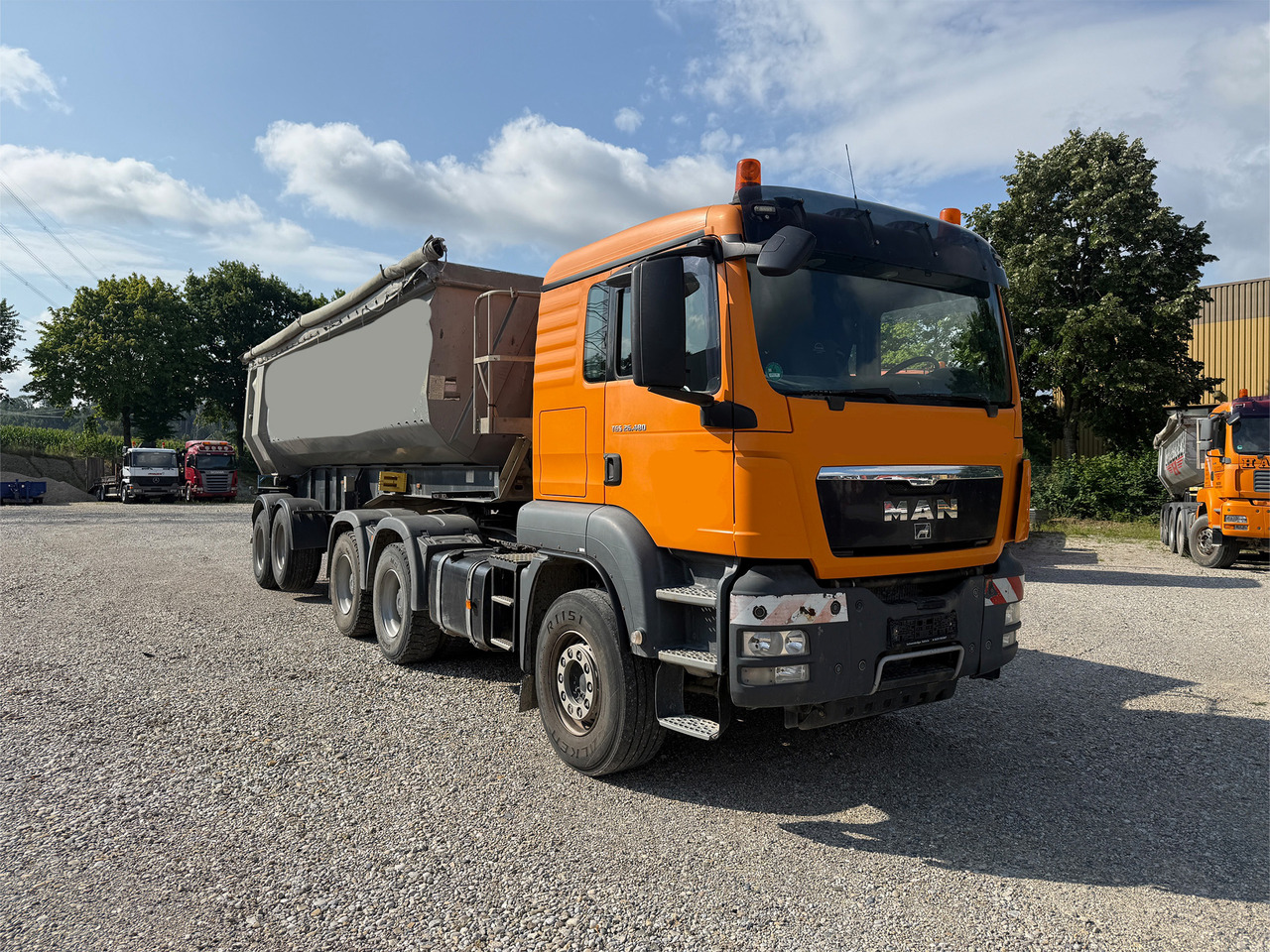 MAN TGS 26.480 SZM 6x4 mit Kippauflieger - Camion basculantă: Foto 4 MAN TGS 26.480 SZM 6x4 mit Kippauflieger - Camion basculantă: Foto 4