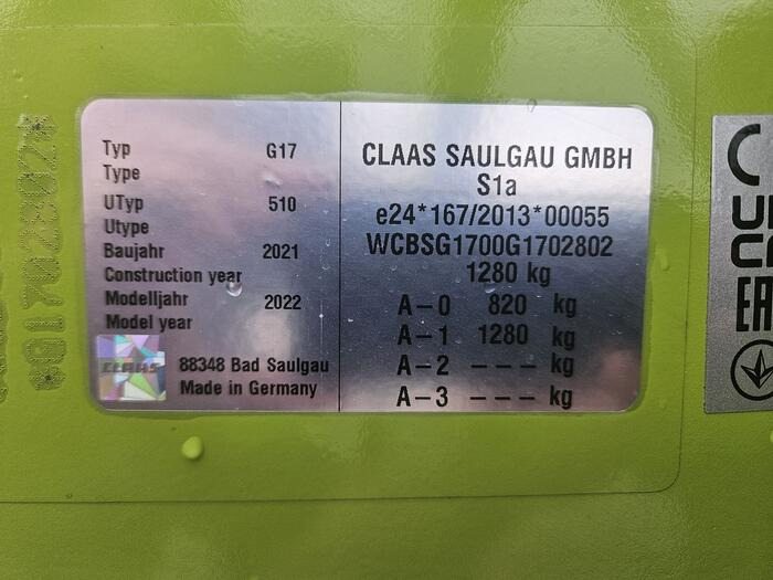 Claas Liner 1600 - Maşină de întors fânul: Foto 5 Claas Liner 1600 - Maşină de întors fânul: Foto 5