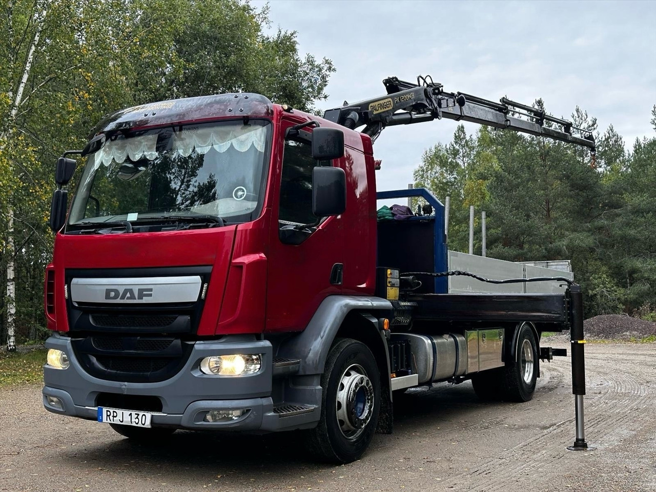 Kranbil DAF FA LF290I -2016 | Palfinger-kran & Bakgavellyft - Camion platformă, Camion cu macara: Foto 1 Kranbil DAF FA LF290I -2016 | Palfinger-kran & Bakgavellyft - Camion platformă, Camion cu macara: Foto 1