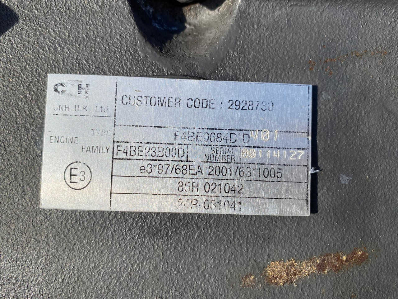 CNH Iveco F4BE 0684D aus Case WX 165 - Motor pentru Utilaje constructii: Foto 3 CNH Iveco F4BE 0684D aus Case WX 165 - Motor pentru Utilaje constructii: Foto 3