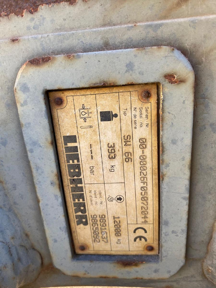 Liebherr SW 66 - Cuplare rapidă pentru Utilaje constructii: Foto 5 Liebherr SW 66 - Cuplare rapidă pentru Utilaje constructii: Foto 5