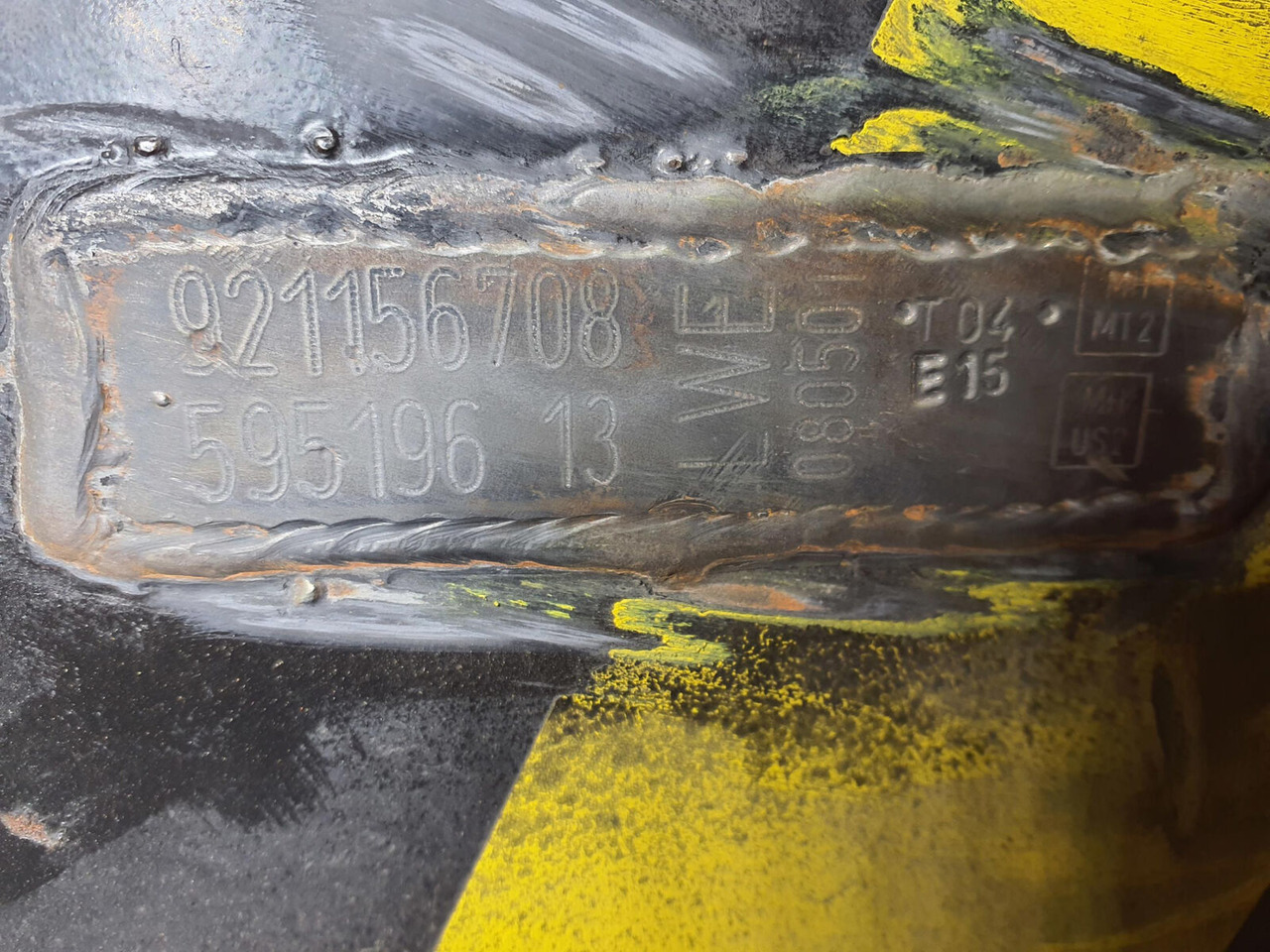 Suspensie pentru Macara Liebherr LTM 1200/1 sliding beam rear pre assembled: Foto 10