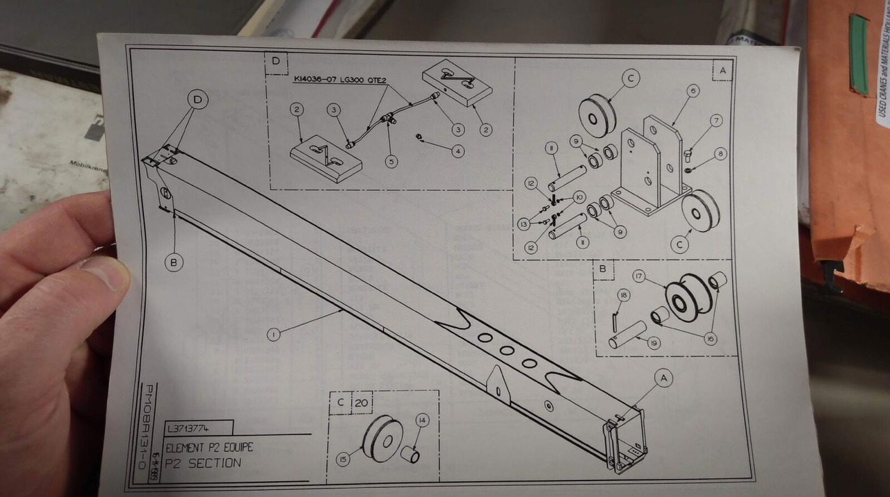 Terex PPM 480 ATT telescopic section 1 - Braț pentru Automacara: Foto 5 Terex PPM 480 ATT telescopic section 1 - Braț pentru Automacara: Foto 5