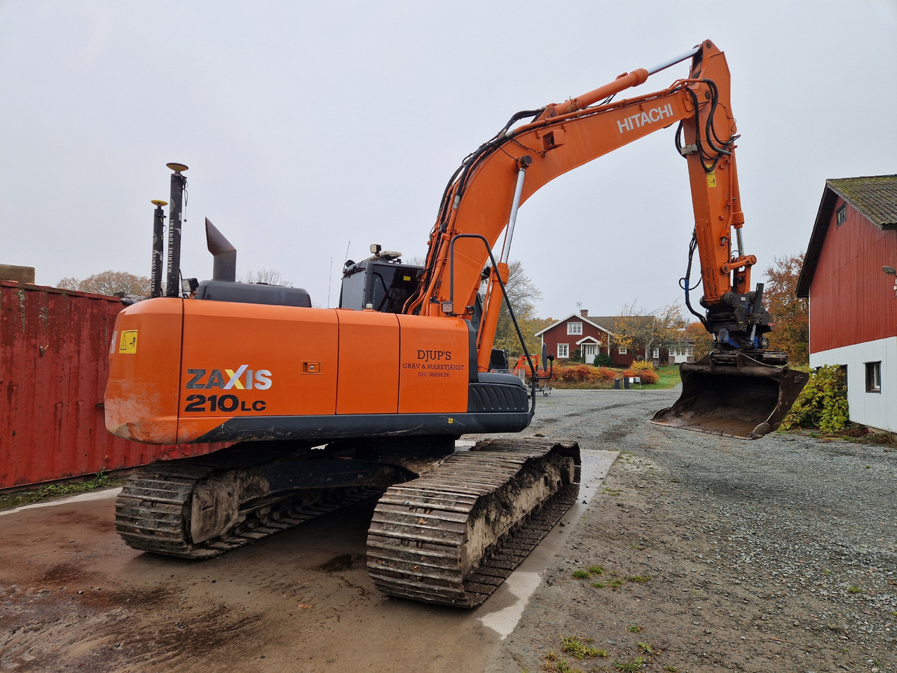 Grävmaskin - Hitachi, Zaxis 210 LC - Excavator pe şenile: Foto 3 Grävmaskin - Hitachi, Zaxis 210 LC - Excavator pe şenile: Foto 3