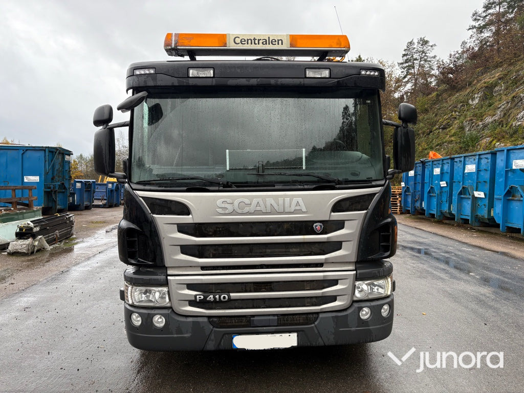 Kranbil - Scania P410, HiAB-kran - Camion platformă, Camion cu macara: Foto 4 Kranbil - Scania P410, HiAB-kran - Camion platformă, Camion cu macara: Foto 4
