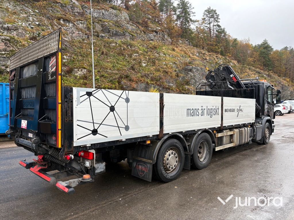 Kranbil - Scania P410, HiAB-kran - Camion platformă, Camion cu macara: Foto 3 Kranbil - Scania P410, HiAB-kran - Camion platformă, Camion cu macara: Foto 3