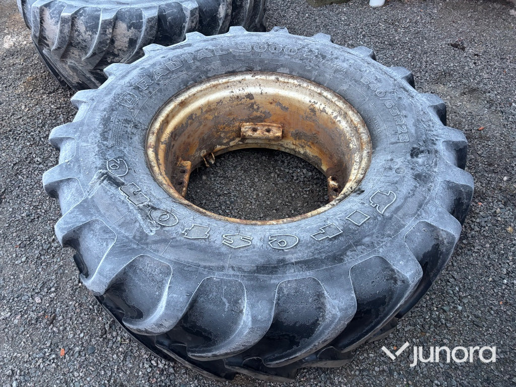 Traktordäck + Fälg - Firestone, Radial 9000, 540/65 R 28 - Roată completă pentru Utilaje agricole: Foto 3 Traktordäck + Fälg - Firestone, Radial 9000, 540/65 R 28 - Roată completă pentru Utilaje agricole: Foto 3