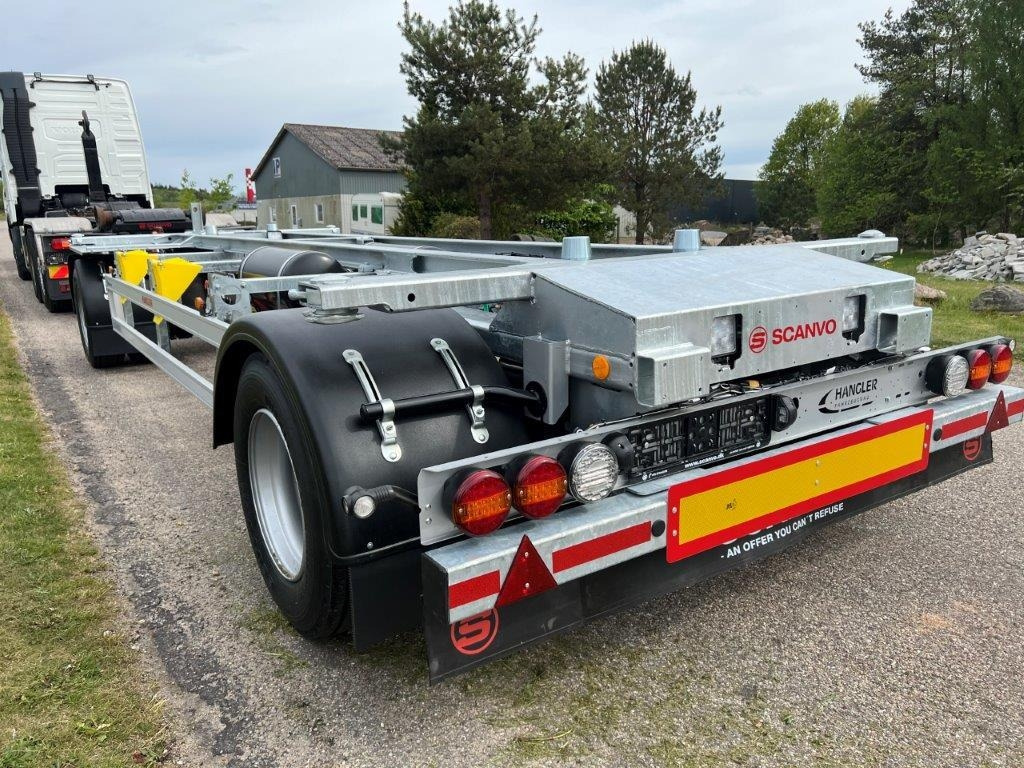 Hangler ZWP-H 200 Mega-ZL 20 ton - Remorcă transport containere/ Swap body: Foto 3 Hangler ZWP-H 200 Mega-ZL 20 ton - Remorcă transport containere/ Swap body: Foto 3