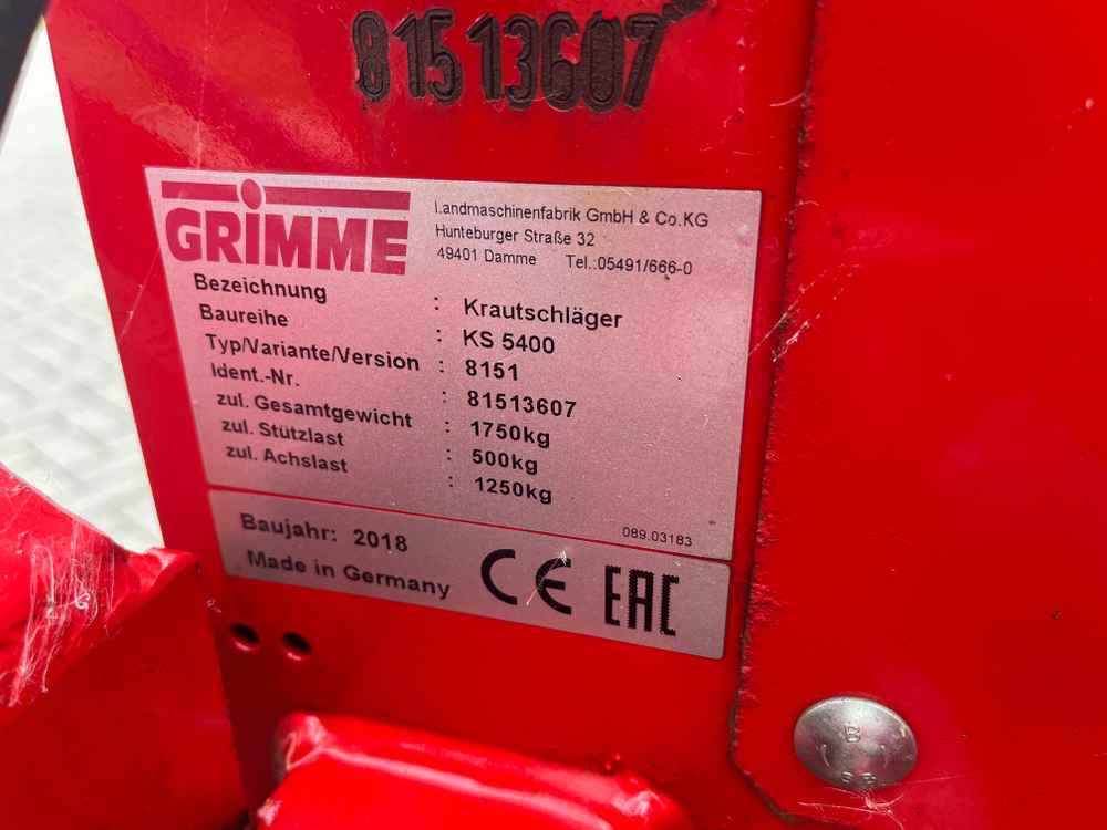 Grimme KS 5400 - Combină agricola: Foto 2 Grimme KS 5400 - Combină agricola: Foto 2