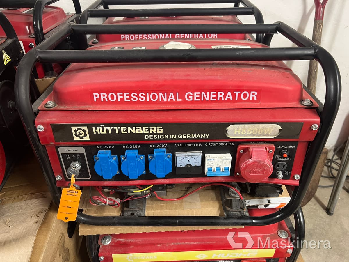 Elverk Huttenberg H8500W - Generator electric: Foto 1 Elverk Huttenberg H8500W - Generator electric: Foto 1