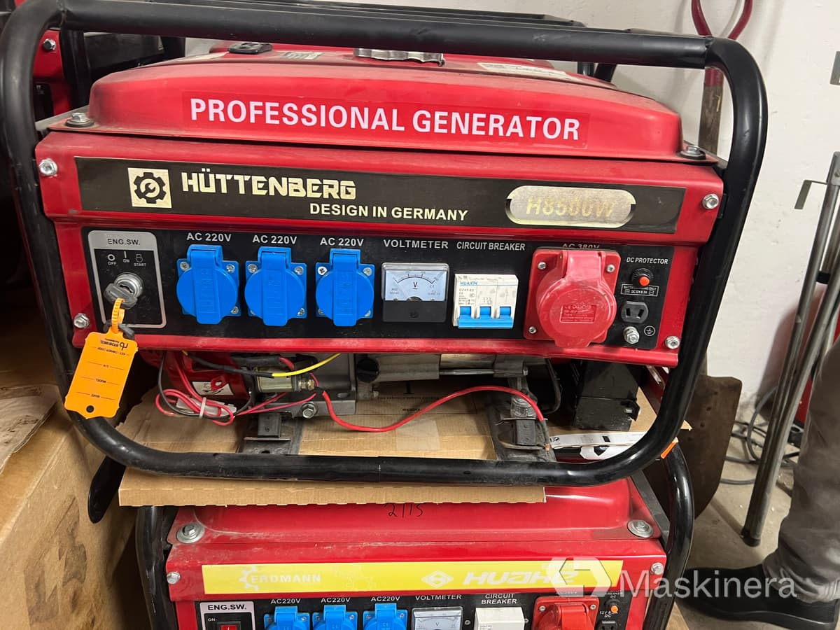 Elverk Huttenberg H8500W - Generator electric: Foto 4 Elverk Huttenberg H8500W - Generator electric: Foto 4