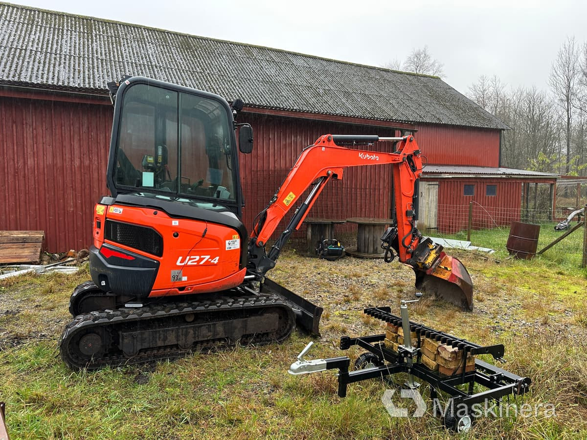 Grävmaskin Kubota U27-4 - Excavator pe şenile: Foto 4 Grävmaskin Kubota U27-4 - Excavator pe şenile: Foto 4