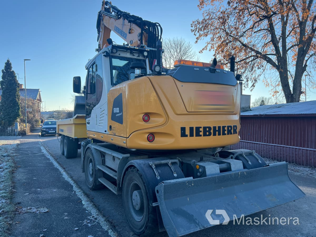 Hjulgrävare Liebherr 918 Compact Litronic med kärra - Excavator pe şenile: Foto 5 Hjulgrävare Liebherr 918 Compact Litronic med kärra - Excavator pe şenile: Foto 5