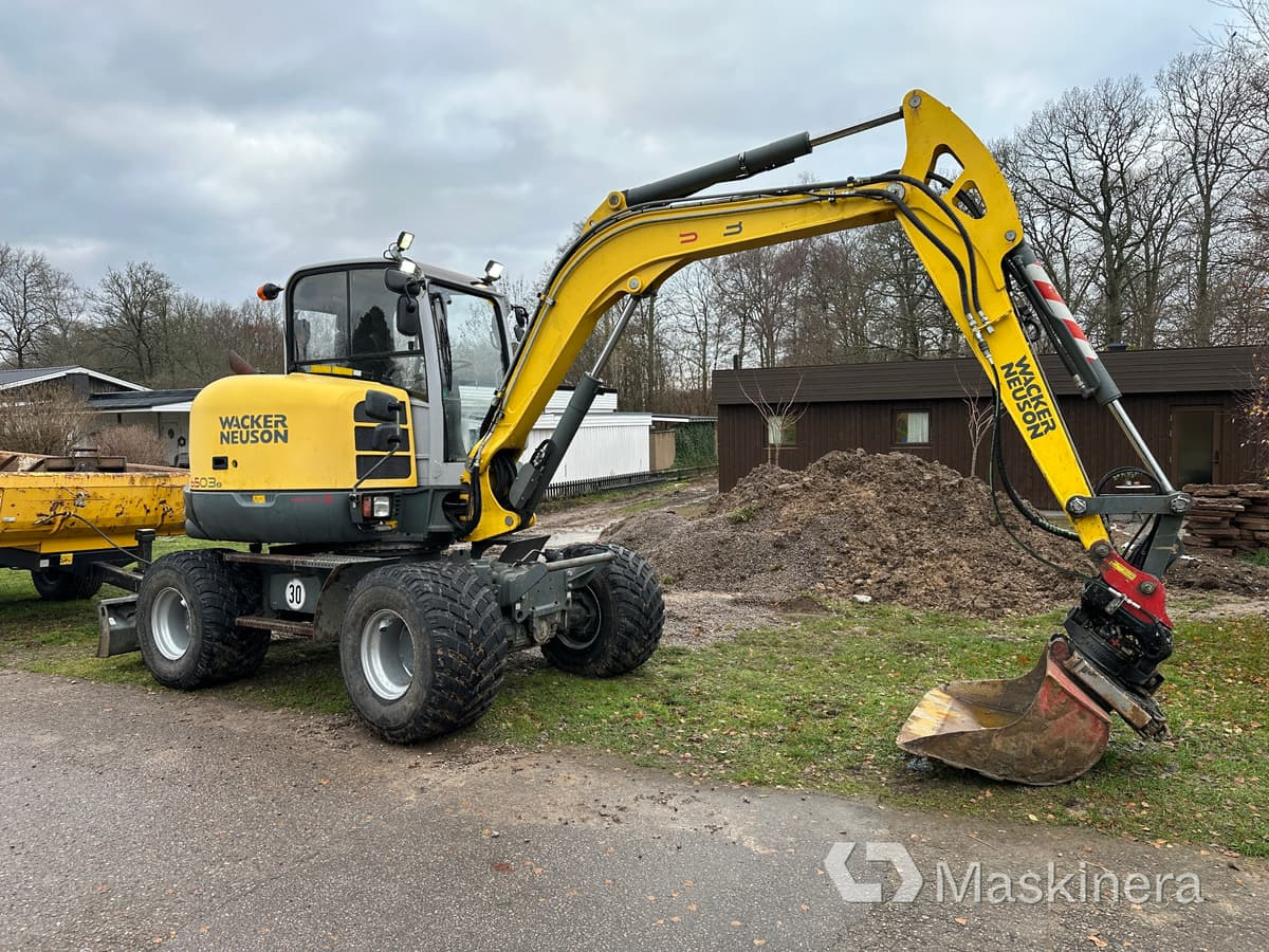 Hjulgrävare Wacker Neuson 6503-2 med vagn & redskap - Excavator pe şenile: Foto 2 Hjulgrävare Wacker Neuson 6503-2 med vagn & redskap - Excavator pe şenile: Foto 2