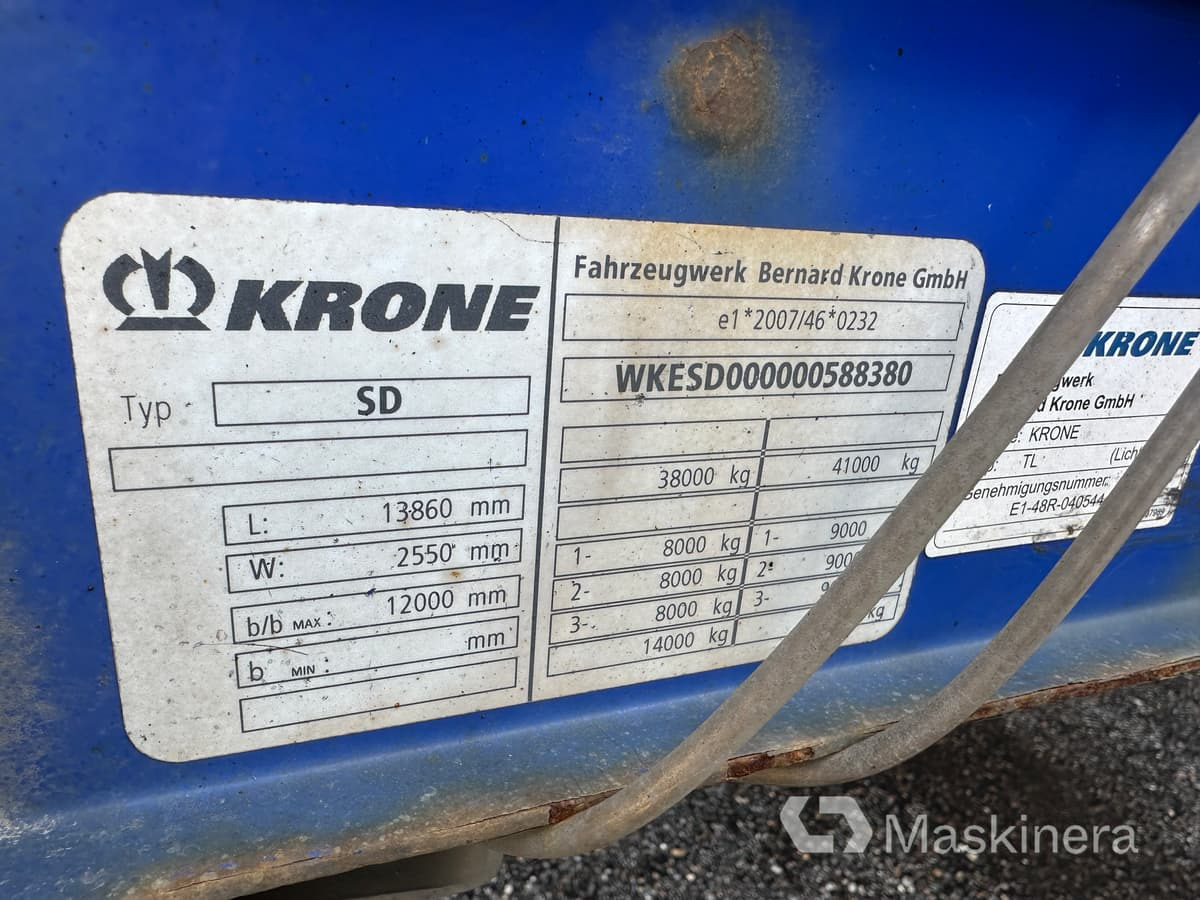 Semiremorcă prelată Krone SD Kapelltrailer Krone: Foto 49 Semiremorcă prelată Krone SD Kapelltrailer Krone: Foto 49
