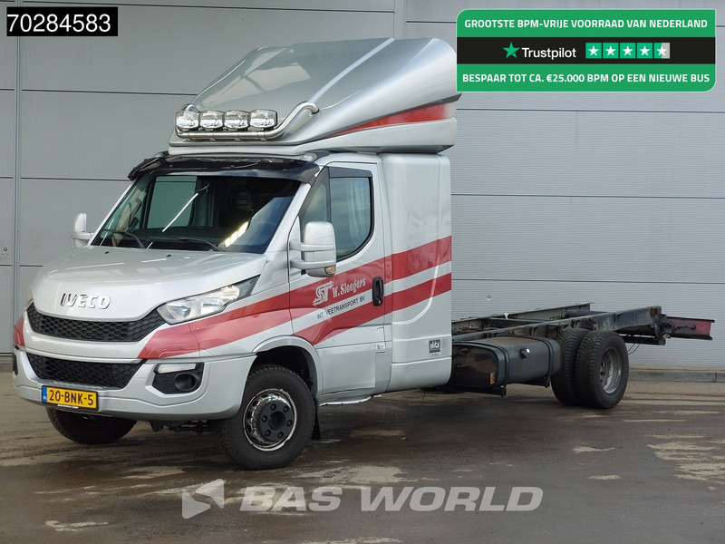 Iveco Daily 70C21 3.0L 475WB Chassis Cabine 3,5t Trekhaak 210PK Dubbellucht Cruise APK 06-2026 Euro6 Chassis Fahrgestell Trekhaak Cruise con - Autoutilitară: Foto 1 Iveco Daily 70C21 3.0L 475WB Chassis Cabine 3,5t Trekhaak 210PK Dubbellucht Cruise APK 06-2026 Euro6 Chassis Fahrgestell Trekhaak Cruise con - Autoutilitară: Foto 1