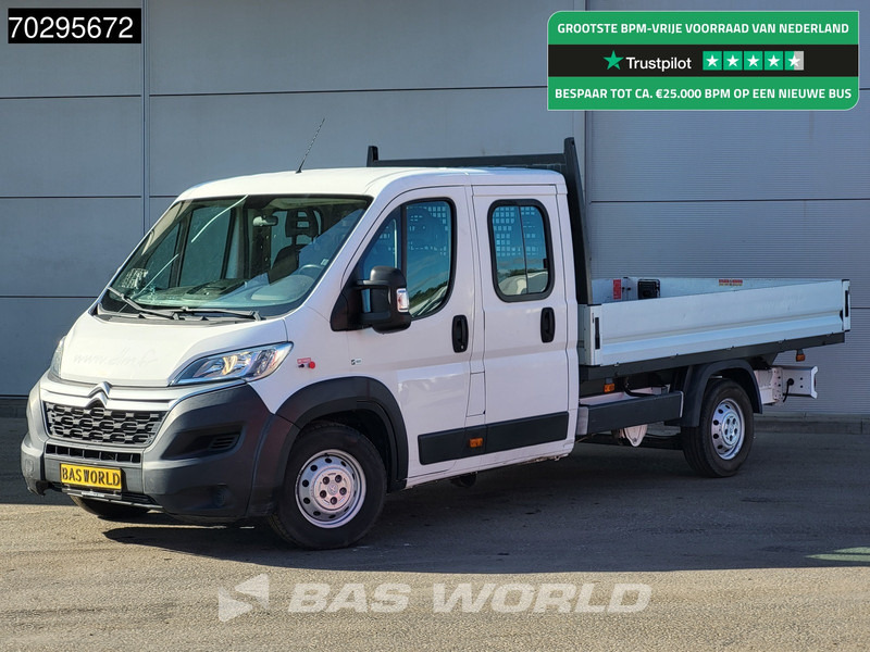 Citroën Jumper 140PK Open Laadbak Dubbel Cabine Airco Euro6 Pritsche Pickup Open Box Airco - Autoutilitară cu platformă: Foto 1 Citroën Jumper 140PK Open Laadbak Dubbel Cabine Airco Euro6 Pritsche Pickup Open Box Airco - Autoutilitară cu platformă: Foto 1