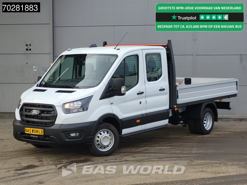 Ford Transit 165pk Automaat Dubbel Cabine Open Laadbak 3,5t Trekhaak Dubbellucht 165PK Airco Cruise Camera Parkeersensoren Euro6 Pritsche Pic - Autoutilitară cu platformă: Foto 1 Ford Transit 165pk Automaat Dubbel Cabine Open Laadbak 3,5t Trekhaak Dubbellucht 165PK Airco Cruise Camera Parkeersensoren Euro6 Pritsche Pic - Autoutilitară cu platformă: Foto 1