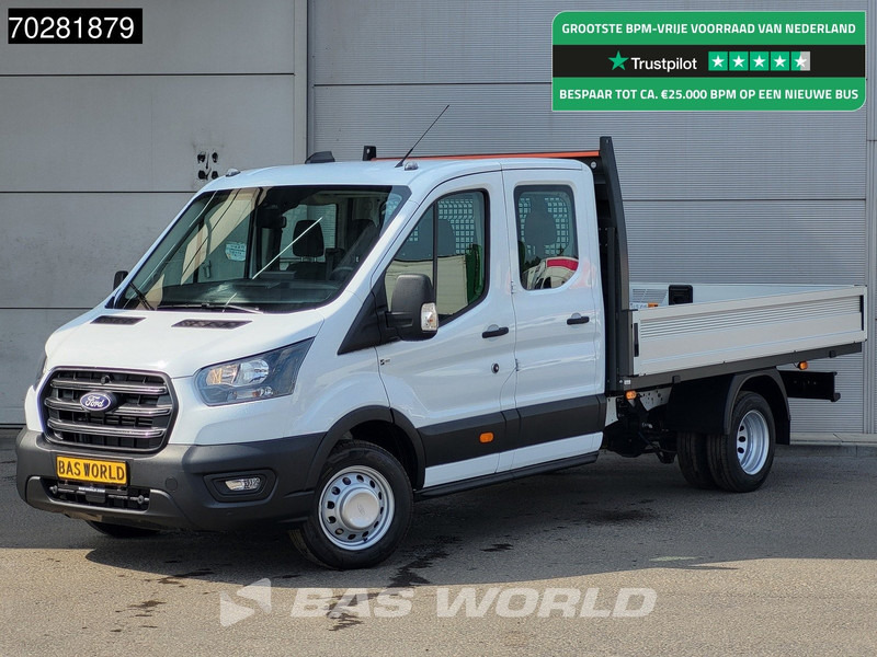 Ford Transit 170pk Automaat Dubbel Cabine 3500kg Trekhaak Open Laadbak Pritsche SYNC4 scherm CarPlay Camera Airco Trekhaak Cruise control - Autoutilitară cu platformă: Foto 1 Ford Transit 170pk Automaat Dubbel Cabine 3500kg Trekhaak Open Laadbak Pritsche SYNC4 scherm CarPlay Camera Airco Trekhaak Cruise control - Autoutilitară cu platformă: Foto 1