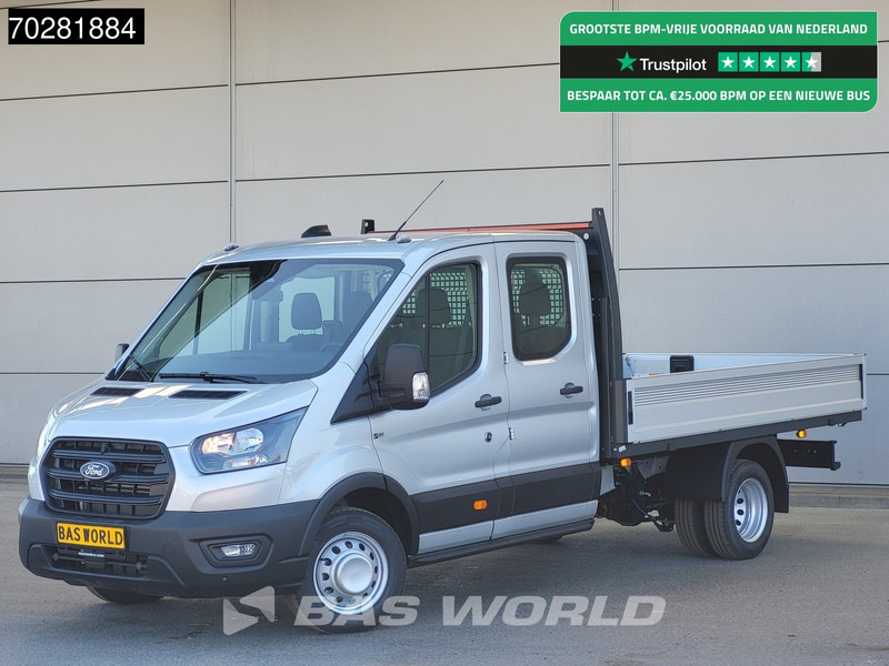Ford Transit 170pk Automaat Dubbel Cabine 3500kg Trekhaak Open Laadbak Pritsche SYNC4 scherm CarPlay Camera Airco Trekhaak Cruise control - Autoutilitară cu platformă: Foto 1 Ford Transit 170pk Automaat Dubbel Cabine 3500kg Trekhaak Open Laadbak Pritsche SYNC4 scherm CarPlay Camera Airco Trekhaak Cruise control - Autoutilitară cu platformă: Foto 1