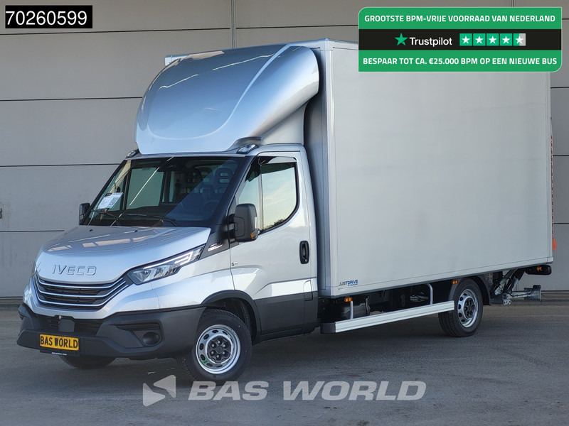 Iveco Daily 35S21 3.0L Automaat Laadklep Zijdeur ACC LED CarPlay Lat om Lat D'Hollandia 3,5t Trekvermogen Meubelbak Koffer Bakwagen 22m3 Air - Autoutilitară box: Foto 1 Iveco Daily 35S21 3.0L Automaat Laadklep Zijdeur ACC LED CarPlay Lat om Lat D'Hollandia 3,5t Trekvermogen Meubelbak Koffer Bakwagen 22m3 Air - Autoutilitară box: Foto 1