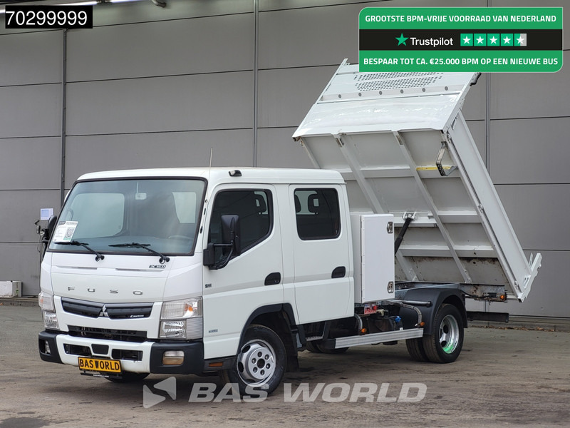 Mitsubishi Canter 3C15 3.0L Kipper met Kist Dubbel Cabine Dubbellucht 3,5t Trekhaak 150PK Airco Euro6 Tipper Benne Kieper Airco Trekhaak - Autoutilitară basculantă: Foto 1 Mitsubishi Canter 3C15 3.0L Kipper met Kist Dubbel Cabine Dubbellucht 3,5t Trekhaak 150PK Airco Euro6 Tipper Benne Kieper Airco Trekhaak - Autoutilitară basculantă: Foto 1