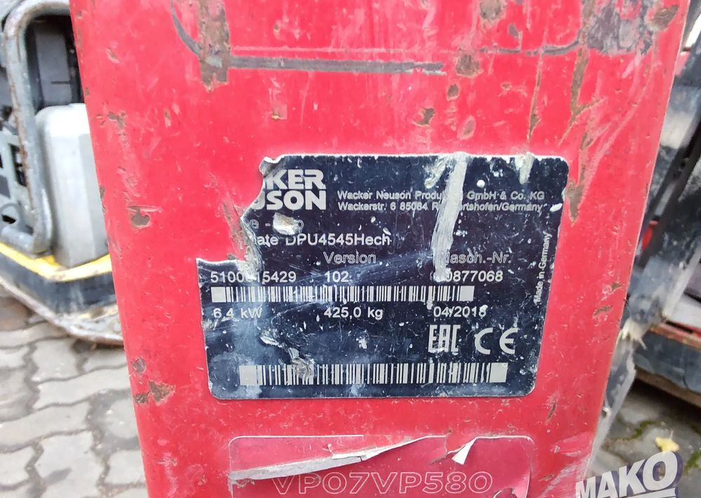 Wacker Neuson DPU4545Hech - Cilindru compactor: Foto 4 Wacker Neuson DPU4545Hech - Cilindru compactor: Foto 4