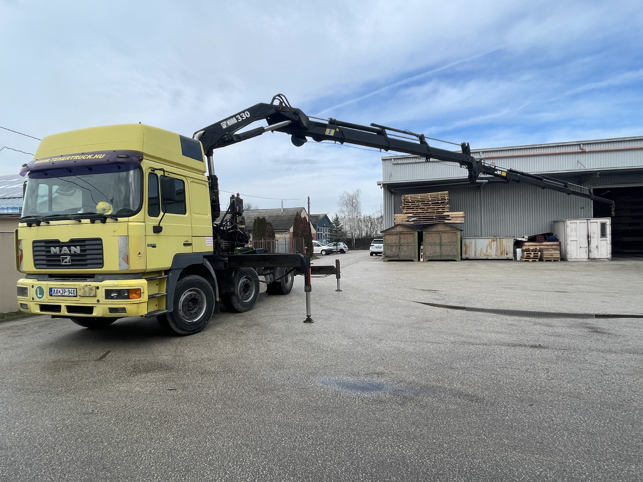 MAN F2000 413 6x2 Manual CRANE Hiab 330+jib 90 21m - Cap tractor: Foto 5 MAN F2000 413 6x2 Manual CRANE Hiab 330+jib 90 21m - Cap tractor: Foto 5