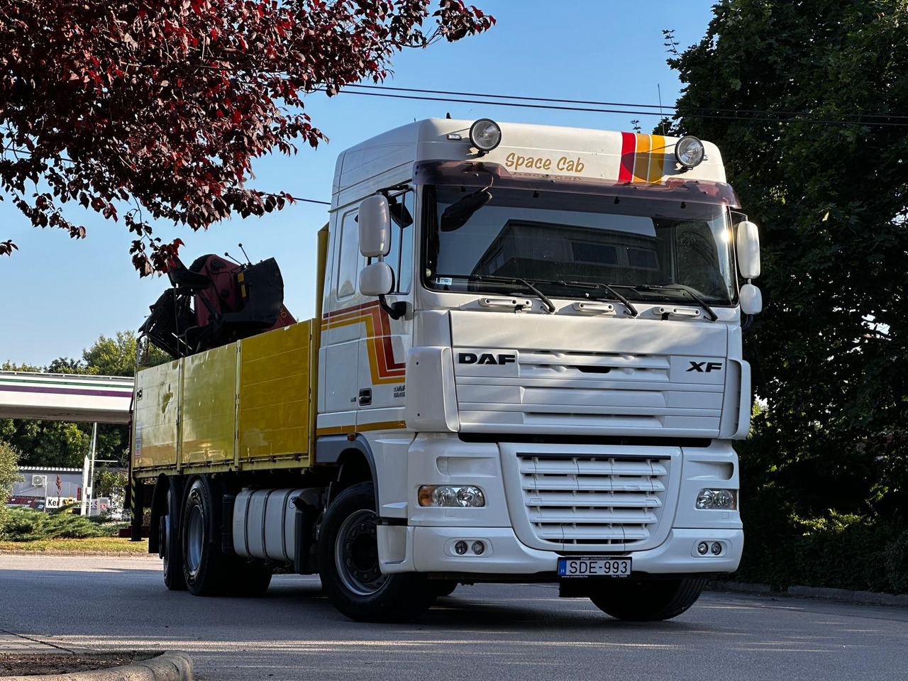 DAF Xf 105.410 Manual 6x2 Palfinger Pk18500 EXCELENT - Camion cu macara: Foto 1 DAF Xf 105.410 Manual 6x2 Palfinger Pk18500 EXCELENT - Camion cu macara: Foto 1