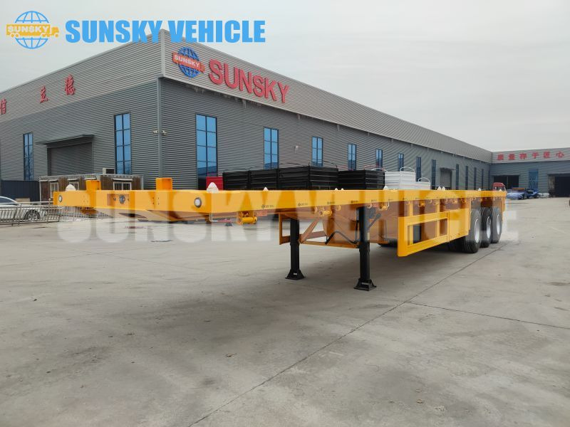 SUNSKY 3-axle Flat Deck Trailer - Semiremorcă platformă: Foto 4 SUNSKY 3-axle Flat Deck Trailer - Semiremorcă platformă: Foto 4