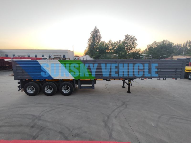 SUNSKY Drop Side semi trailer - Semiremorcă platformă: Foto 5 SUNSKY Drop Side semi trailer - Semiremorcă platformă: Foto 5