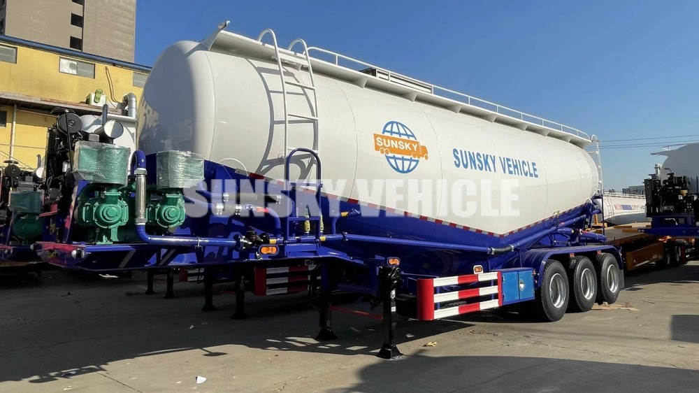 SUNSKY bulk cement trailer - Semiremorcă cisternă: Foto 1 SUNSKY bulk cement trailer - Semiremorcă cisternă: Foto 1