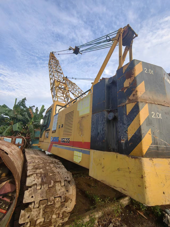 XCMG Official Second Hand Mini Crawler Crane XGC55 Used Mobile Crane For Sale - Macara pe senile: Foto 4 XCMG Official Second Hand Mini Crawler Crane XGC55 Used Mobile Crane For Sale - Macara pe senile: Foto 4