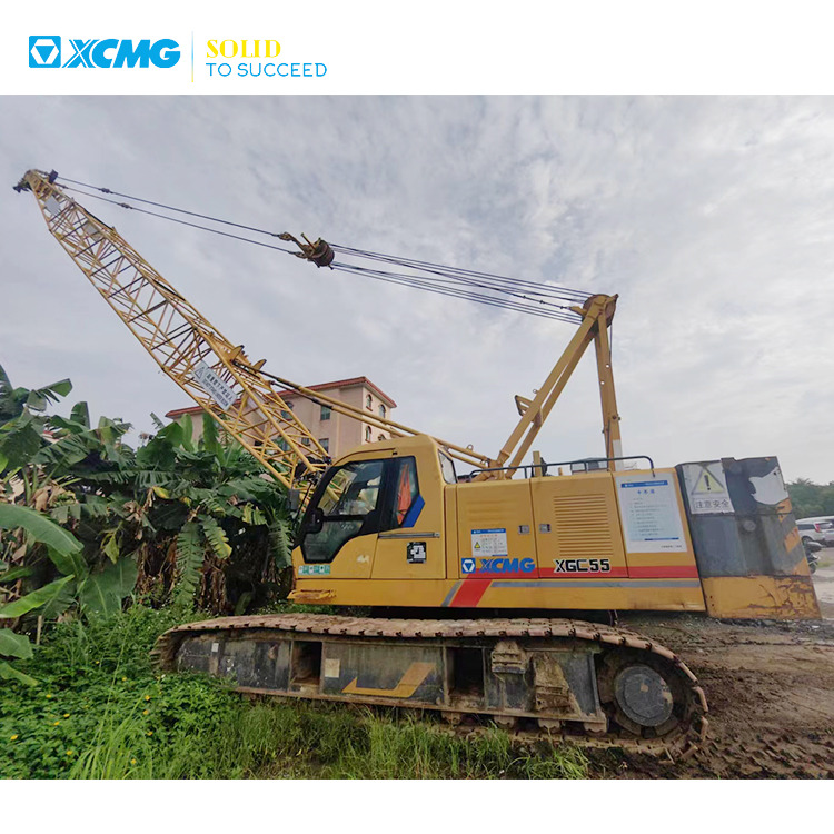 XCMG Official Second Hand Mini Crawler Crane XGC55 Used Mobile Crane For Sale - Macara pe senile: Foto 1 XCMG Official Second Hand Mini Crawler Crane XGC55 Used Mobile Crane For Sale - Macara pe senile: Foto 1