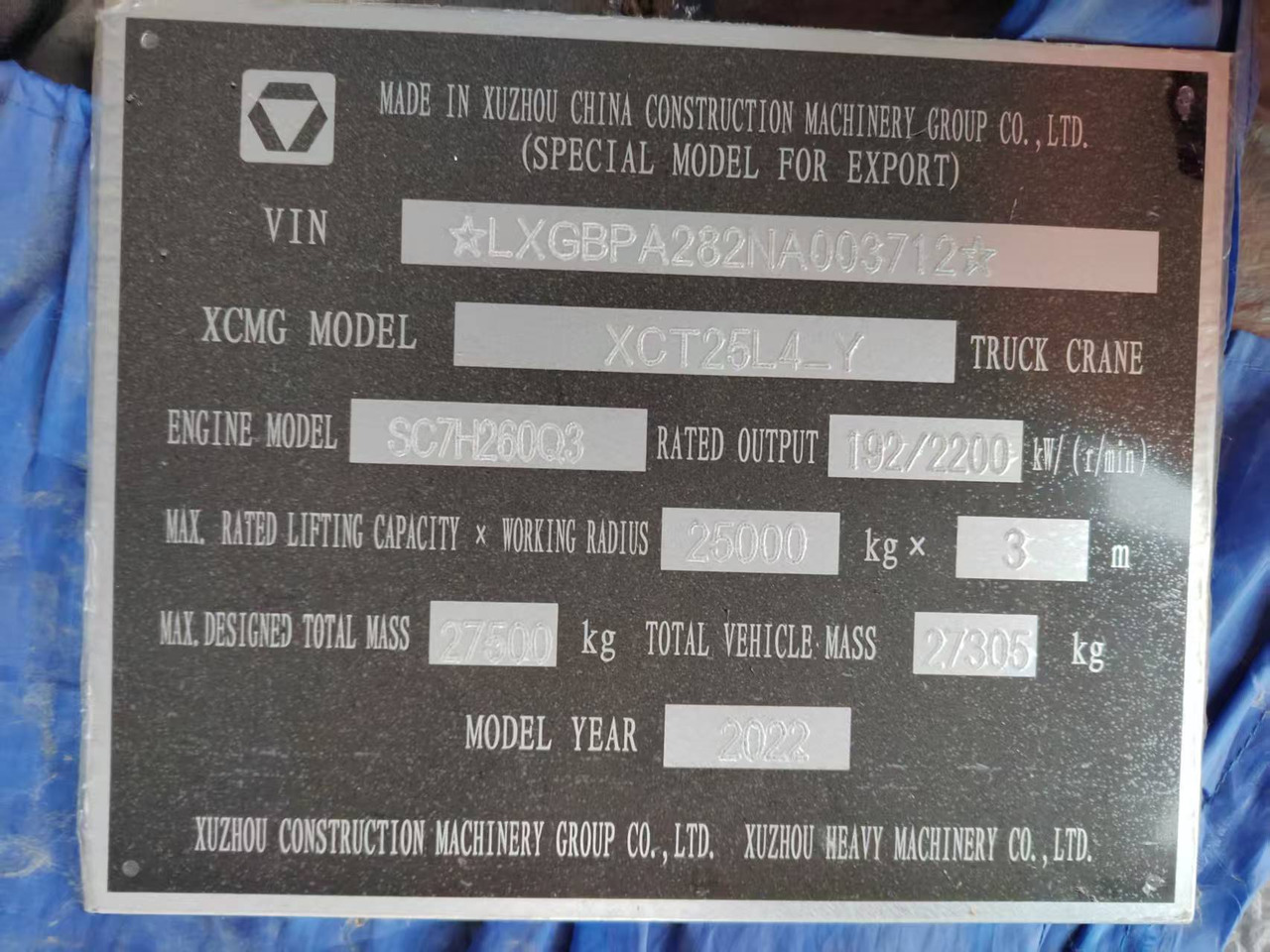 Automacara XCMG Official Used Truck Crane 25 ton XCT25L4-Y Hydraulic Arm Mobile Crane Price: Foto 8