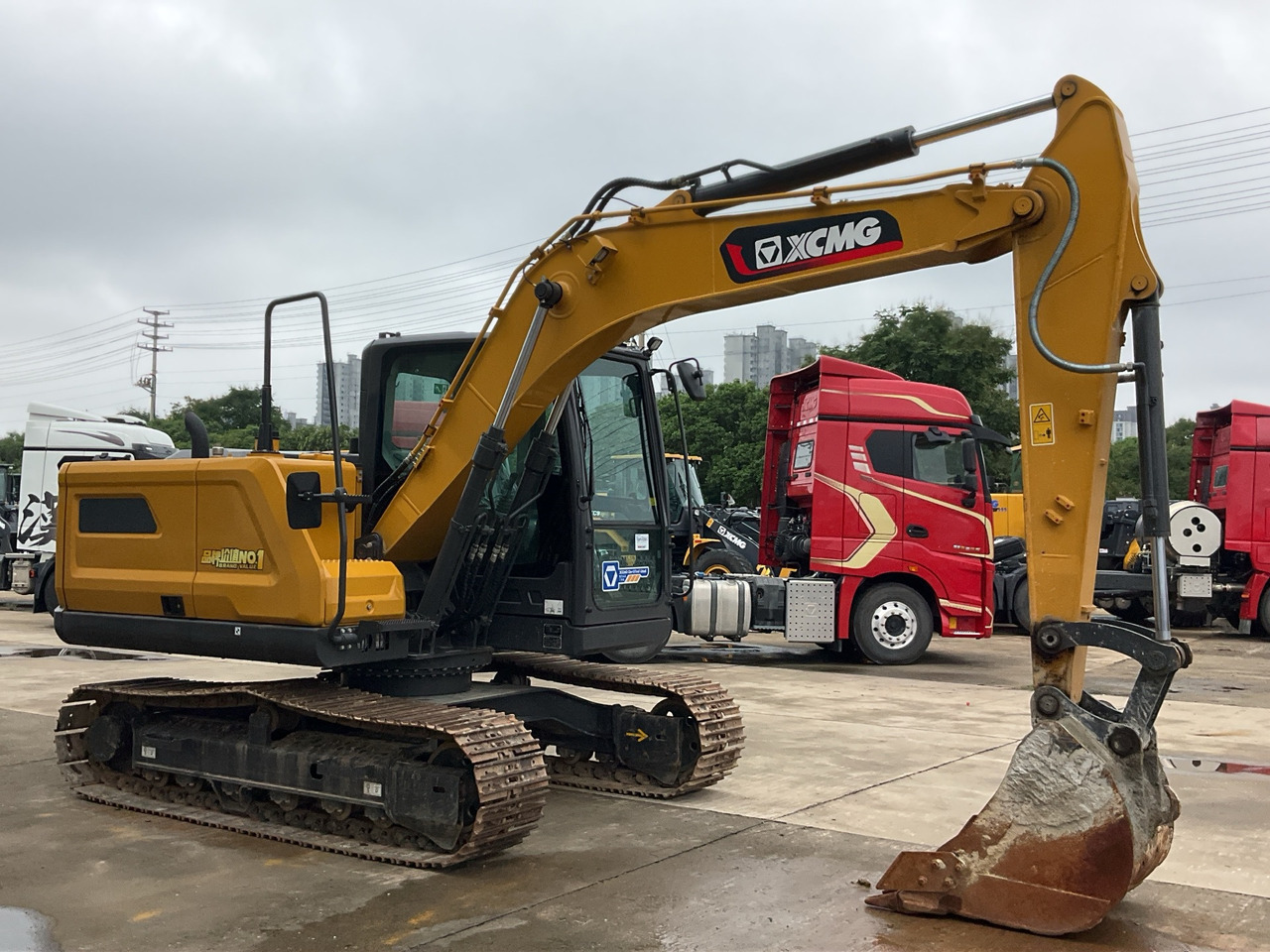 XCMG XE105GA small second hand hydraulic excavator 10ton for sale - Excavator pe şenile: Foto 2 XCMG XE105GA small second hand hydraulic excavator 10ton for sale - Excavator pe şenile: Foto 2