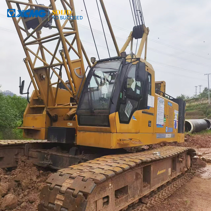 XCMG XGC55 55ton second hand 2021 crane with crawler for sale - Macara pe senile: Foto 1 XCMG XGC55 55ton second hand 2021 crane with crawler for sale - Macara pe senile: Foto 1