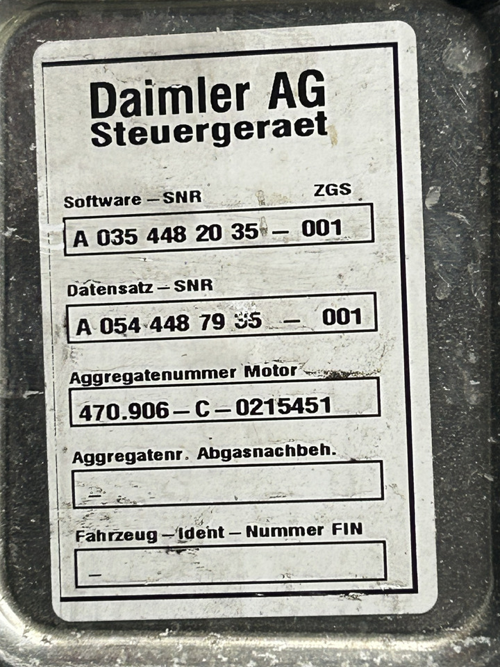 MERCEDES MCM 2.1 ACTROS MP4 OM 470 - Calculator de bord pentru Camion: Foto 4 MERCEDES MCM 2.1 ACTROS MP4 OM 470 - Calculator de bord pentru Camion: Foto 4