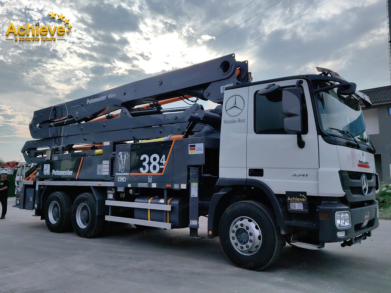 Autopompă de beton PUTZMEISTER PUTZMEISTER M38-4Z 2013 HOT SALE Mercedes-Benz【ACHIEVE】TOP CONDITION!!!: Foto 17 Autopompă de beton PUTZMEISTER PUTZMEISTER M38-4Z 2013 HOT SALE Mercedes-Benz【ACHIEVE】TOP CONDITION!!!: Foto 17