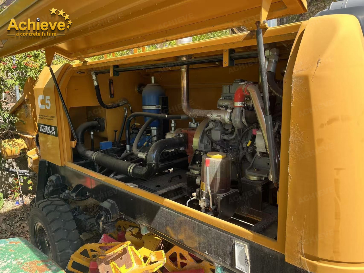 SANY SANY 【ACHIEVE】TOP CONDITION!!! demo new low hours Sany Concrete Trailer Pump 2017 HBT5008C-5S - Pompă de beton staționară: Foto 4 SANY SANY 【ACHIEVE】TOP CONDITION!!! demo new low hours Sany Concrete Trailer Pump 2017 HBT5008C-5S - Pompă de beton staționară: Foto 4