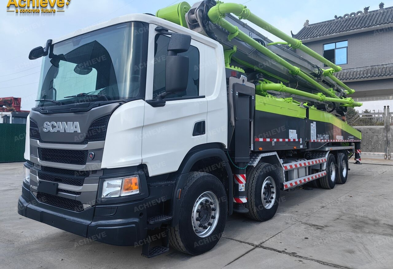 ZOOMLION ZOOMLION 2019 ZOOMLION 56X-6RZ 56M Scania P450 8x4【ACHIEVE】TOP CONDITION!!! - Autopompă de beton: Foto 2 ZOOMLION ZOOMLION 2019 ZOOMLION 56X-6RZ 56M Scania P450 8x4【ACHIEVE】TOP CONDITION!!! - Autopompă de beton: Foto 2