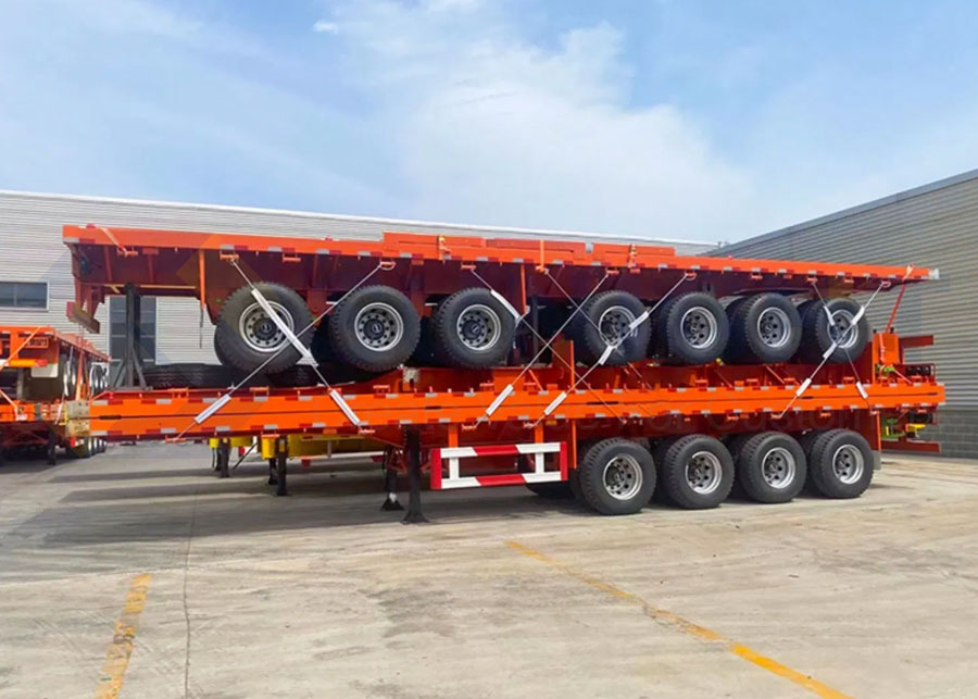 Flatbed New Flatbed Semi Trailer For Bulk Carrier - Semiremorcă basculantă: Foto 4 Flatbed New Flatbed Semi Trailer For Bulk Carrier - Semiremorcă basculantă: Foto 4