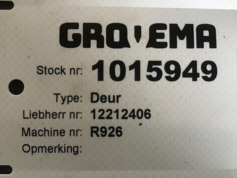 Liebherr R922 / R924 / R934 / R926 / R930 LC / R930 / R938 - Uşă și piese: Foto 2 Liebherr R922 / R924 / R934 / R926 / R930 LC / R930 / R938 - Uşă și piese: Foto 2